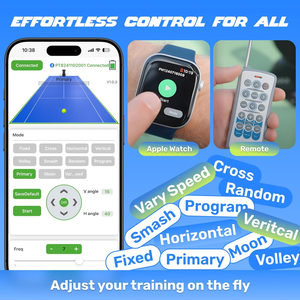 Machine à balles <span class=keywords><strong>de</strong></span> tennis et <span class=keywords><strong>de</strong></span> padel PUSUN Smart Pro, best-seller, équipement d'entraînement multifonctionnel pour les joueurs et les entraîneurs - Product Image 4