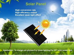 <span class=keywords><strong>Panneau</strong></span> <span class=keywords><strong>solaire</strong></span> intelligent mini mono 80*45MM <span class=keywords><strong>5V</strong></span> 100MA 0.5W à efficacité standard pour la charge et la production d'électricité - Product Image 4