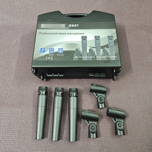 Ensemble complet de microphones dynamiques cardioïdes filaires <span class=keywords><strong>SM57</strong></span> pour enregistrement de bureau, diffusion vocale, microphone à réduction de bruit SM57LC - Product Image 1