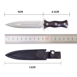Tùy chỉnh thép không gỉ cố định Blade Tactical Survival <span class=keywords><strong>Knife</strong></span> với gỗ mun hoặc G10 xử lý công nghiệp EDC DIY OEM sản phẩm - Product Image 6