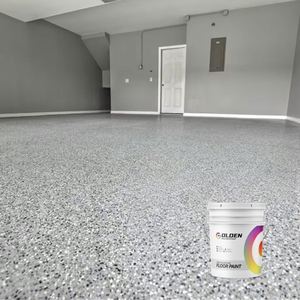 Peinture époxy liquide écologique antidérapante pour sols intérieurs à bas prix, application au pinceau - Product Image 1