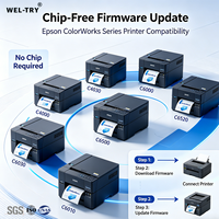Servicio de Impresión sin Chip WEL-TRY CW-C6500, Solución sin Chip para Impresoras Epson ColorWork Cw-c4000/c6000/c6520
