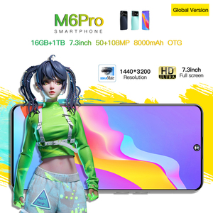 Nouveau Smartphone Global Custom <span class=keywords><strong>M6</strong></span> Pro 5G Grand Écran Android 13.0 16GB + 1TB Stockage 108MP Caméra arrière - Product Image 3