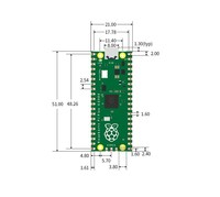 Placa Raspberry Pi Pico RP2040 Dual-Core 264KB ARM Microordenadores de baja potencia Procesador de alto rendimiento de 264KB
