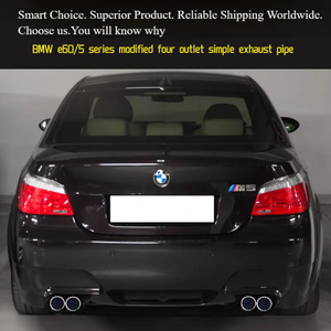 Автомобильные выхлопные трубы SYPES для выхлопных наконечников bmw E60 520i 523i 525i 528i 530i Upgrade M5 из нержавеющей стали <span class=keywords><strong>M</strong></span>, высокопроизводительные глушители - Product Image 3