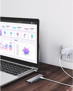 SYONG 6-in-1 USB C Docking Station, ฮับ USB C พร้อมจอภาพคู่ Revodok 206 USB-C Dock สำหรับแล็ปท็อป Thinkpad, HP, Dell และอื่นๆ - Product Image 6