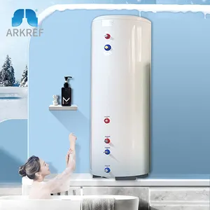 ARKREF空気源ヒートポンプ給湯器ステンレス鋼バッファタンク家庭用温水ヒーター