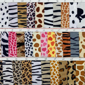 Paper Print and Screen Print, with S Wave Various Tiger/<strong>giraffe</strong>/leopard/zebra/cow Design Animal Print Velboa Minky <strong>Fabric</strong>/ - Product Image 5