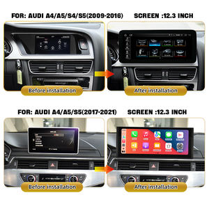 Écran de voiture Android 14 de 12,3 pouces 1920*720 avec Carplay pour Audi S5 A5 Q5 A4 2009 2011 <span class=keywords><strong>2012</strong></span> 2016 2017, Bluetooth, GPS, Radio 4G - Product Image 3