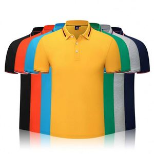 Camisetas Polo de Algodón Personalizadas de Moda, Camisetas Polo Bordadas en Negro y Azul Marino para Hombre - Product Image 2
