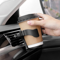 Support universel pour gobelets de voiture, porte-boissons, support de cendrier suspendu pour grille d'aération, accessoire automobile multifonctionnel, vente en gros
