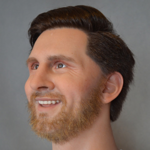 Vendita Speciale: Statuetta in Cera 1:1 di Lionel Messi, Stellino del Calcio <span class=keywords><strong>Marvel</strong></span> - Product Image 5