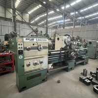 Promotion : Tour horizontal semi-automatique d'occasion Baoji CS6250C à banc déporté, robuste et haute précision, prix usine