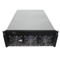 Boîtier de serveur de système GPU en rack 19 pouces 4U version 6 GPU/8GPU, châssis de PC GPU
