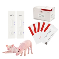Bandes de test rapide de diagnostic vétérinaire, kit de test de maladie animale en une étape pour clinique vétérinaire et usage agricole, OEM disponible