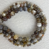 Perles rondes en agate naturelle du Golfe Persique, 4 6 8 10 12mm, pour la fabrication de bijoux, bracelets et colliers, marque Tactful, modèle 0060