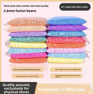 Spot 221 Color Full Color Bean Fusion MARD Juguete DIY de Plástico Suplementario 26mm Paquete 0.50kg - Product Image 5