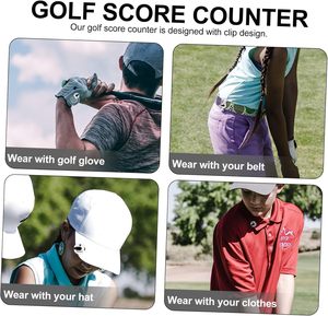 Compteur de coups de <span class=keywords><strong>golf</strong></span> avec réinitialisation à une touche, compteur de clics pour le score du <span class=keywords><strong>jeu</strong></span> de <span class=keywords><strong>golf</strong></span>, activités de plein air, sport - Product Image 4