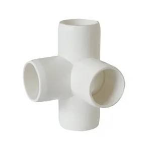 High quality custom elbow pipe fittings ASTM D1785/2466 pvc pvc-u 4 way pipe connector