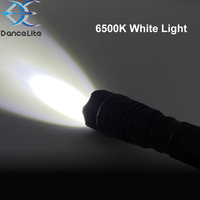 Lampe torche LED rechargeable 10W à lumière blanche avec gravure de logo créative, port USB-C dissimulé, modèle 501UC
