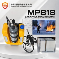 Système de lutte contre l'incendie à mousse d'air de type sac à dos ZHONGSU avec dispositif respiratoire SCBA intégré pour la sécurité des pompiers professionnels