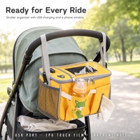 Sac à couches pour bébé personnalisé OEM ODM sous marque privée, en nylon résistant à l'eau, imprimé animal, à bandoulière, vente en gros