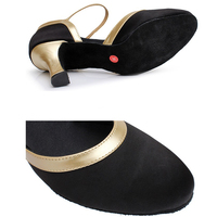 Zapatos de Baile Latino de Tacón Alto para Mujer, Zapatos de Baile Profesionales para Entrenamiento en Interiores, 5cm/7cm, Zapatos de Baile Moderno para Mujer