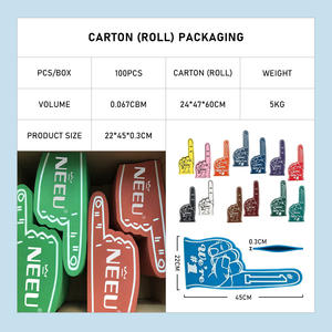 Guantes de Espuma Personalizados para Animar, con Dedos - Product Image 2