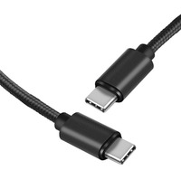 Cable USB Tipo C de Carga Rápida de 65W con Cable de Cobre de Calidad, Seguro a Baja Temperatura, Macho a Macho, Tejido de Nailon Duradero para Samsung