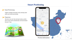 <span class=keywords><strong>Montre</strong></span> connectée GPS 4G pour enfants avec carte SIM, fonction SOS anti-perte, appels téléphoniques, étanche IP68 - Product Image 4