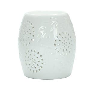 Round Ceramic Essential <b>Oil</b> Scent Burners Fragrance Warmer Melter Aromatherapy Burner for Home Bedroom - Product Image 2