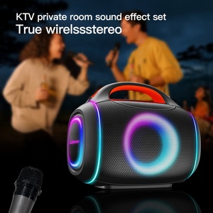 Système Home Cinéma avec Subwoofer et Enceintes Portables Sans Fil, Double Boîtier 5,25 Pouces, 7,4V 4500mAh, Idéal pour <span class=keywords><strong>la</strong></span> Maison, <span class=keywords><strong>la</strong></span> Famille, les Anniversaires et les Fêtes - Product Image 5
