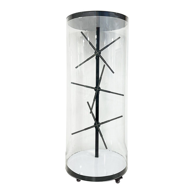 3D Hologram LED Fan Projector Splicing Cylindrical Hologram Human Size Cabinet Advertising Display 65cm 1x3 Hologram Fan