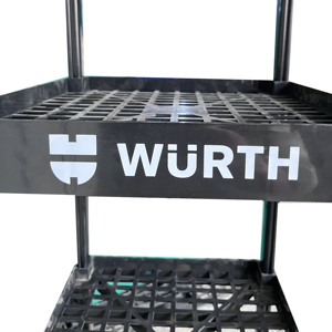 Bán buôn tùy chỉnh 4 Tier bán hàng Kệ nhựa siêu thị đồ uống Rack hiển thị - Product Image 5