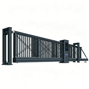 Portails de sécurité en alliage d'aluminium de conception moderne, prix d'usine, <span class=keywords><strong>portail</strong></span> <span class=keywords><strong>coulissant</strong></span> automatique à cantilever pour extérieur de maison - Product Image 3