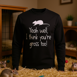 Camiseta de manga larga con diseño de ratas, diseño de Mischief para amantes de las ratas - Product Image 3