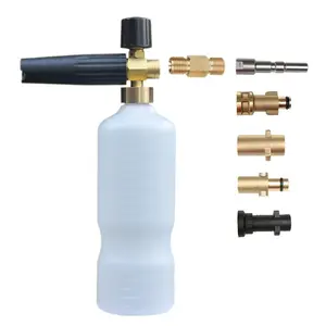 1/4" Quick Release Car Wash Water Spray Gun Industrial Adjustable Pressure Washer Jet Wash Snow Foam Lance Shampoo Cleaning