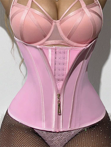 उच्च गुणवत्ता वाले कमर ट्रेनर बॉडी शेपर कॉर्सेट लेटेक्स स्लिमिंग बेल्ट कमर ट्रेनर कॉर्सेट बेल्ट महिलाओं के लिए - Product Image 2