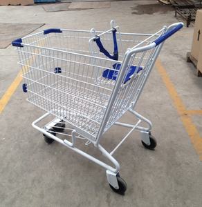 Carrito de Supermercado de 220L, Carrito de Compras Metálico - Product Image 3