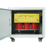 Transformateur monophasé à triphasé haute capacité personnalisé 10 kVA 20 kVA, convertisseur de tension 220 V 380 V 400 V 440 V, application d'augmentation de puissance