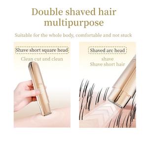 Nouveau rasoir électrique pour femmes, rasoirs à cheveux humides et secs 2 en 1, double tête, tondeuse à poils du bikini à double tête, tête détachable pour le rasage - Product Image 4