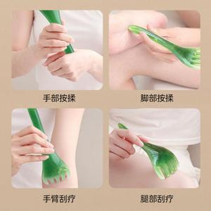 แปรงนวดหนังศีรษะ แปรงนวดผมห้ากรงเล็บ พลาสติก สีเขียว สีเหลือง สีชมพู สิ่งจำเป็นในครัวเรือนทุกวัน - Product Image 3