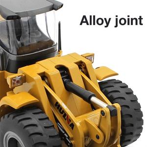 <span class=keywords><strong>Huina</strong></span> 1583 <span class=keywords><strong>V4</strong></span> 2.4 GHz Chargeuse sur Roues en Alliage Métal Modèle Moulé sous Pression Télécommandé, Camion Bulldozer RC de Construction Échelle 1/14 10 Canaux - Product Image 5