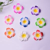 LUYI- Hiasan Rambut Bunga Plumeria dari Busa, Gaya Bunga Tropis Hula Frangipani, Aksesoris Rambut untuk Pesta Pernikahan