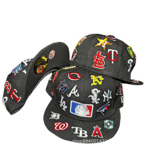 Cho Dodgers Mũ Bóng Chày Chất Lượng Cao Tất Cả Các Sao Kích Thước Được Trang Bị Hat Thời Trang Cong Thêu Cho Yankees Cap Với Lá Thiết Kế - Product Image 5