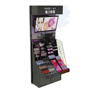 <span class=keywords><strong>Acrylic</strong></span> sàn hiển thị đứng cho mỹ phẩm và dầu gội đầu với Kệ khay và tủ cho các cửa hàng bán lẻ vẻ đẹp - Product Image 2