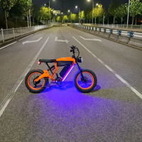 Vélo Électrique Hybride à Pneus Larges de 26 Pouces, Double Moteur, 48V, 22.4AH, 2000W, Batterie au Lithium