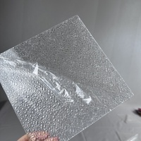 Feuilles de plastique ondulé en acrylique gaufré multi-tailles personnalisé en gros