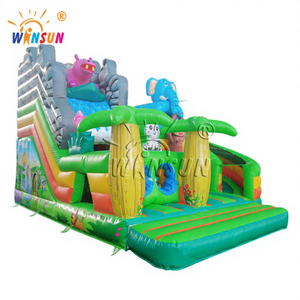 Parc animalier gonflable pour enfants, nouveau design, monde animalier gonflable, trampoline gonflable - Product Image 1