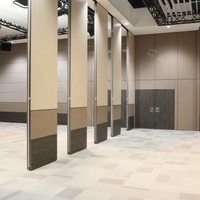 Cloison mobile coulissante en métal insonorisée et ignifuge - Mur amovible pliable pour salles de conférence, restaurants, design moderne